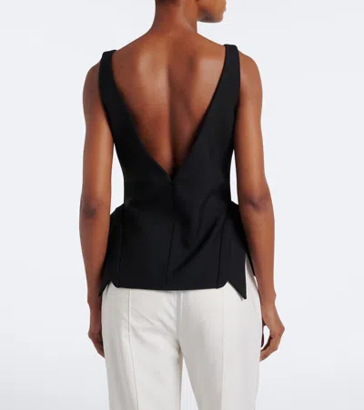 Rohe Wool-blend Top In Black