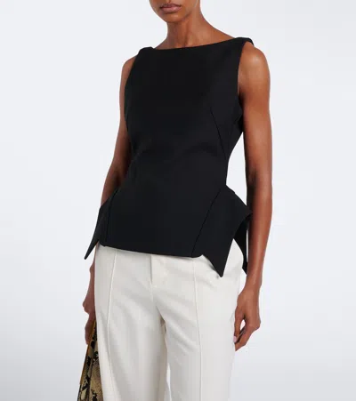 Rohe Wool-blend Top In Black