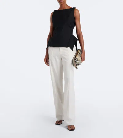 Rohe Wool-blend Top In Black