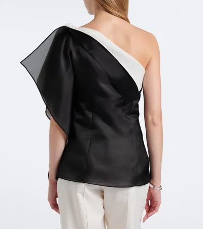 Rohe Sculptural Double-layered Top In Black