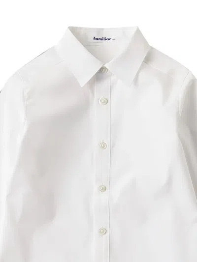 Familiar Button-up Shirt In White