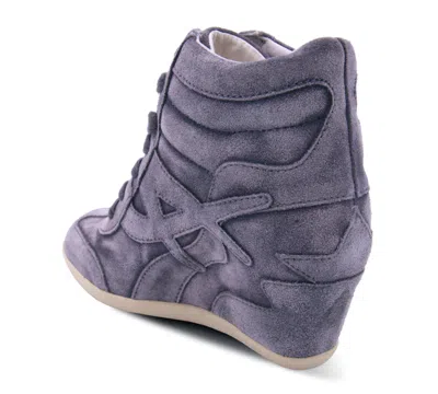 Ash Boradia Wedge Sneaker In Animal Print