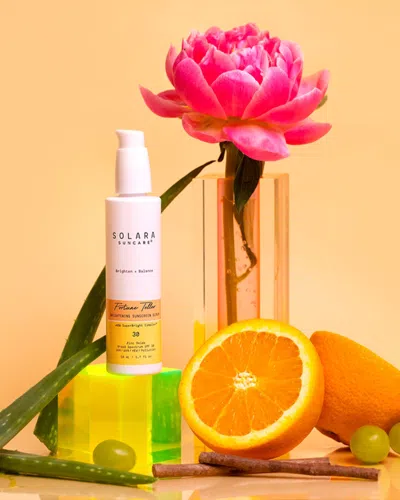 Solara Suncare Fortune Teller Brightenting Sunscreen Serum In Transparent