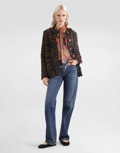 Dolce & Gabbana Tweed Jacket In Multi