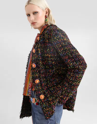 Dolce & Gabbana Tweed Jacket In Multi