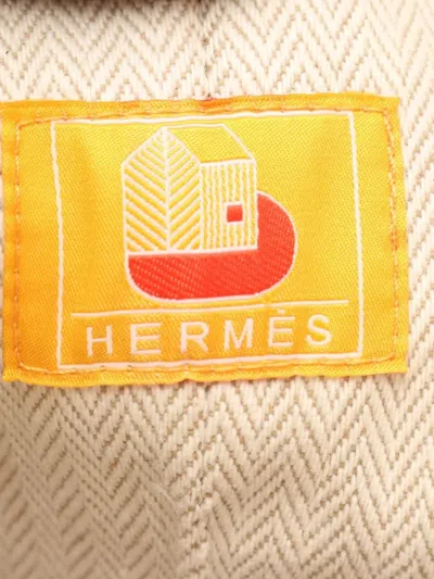 Pre-owned Hermes 2010s Epope Backpack In Orange