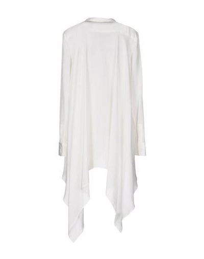 Shop Maiyet Silk Shirts & Blouses In Ivory