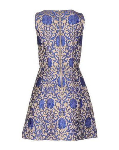 Shop Alice And Olivia Short Dress In Bright Blue