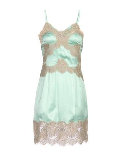 Dolce & Gabbana Short Dress In Light Green