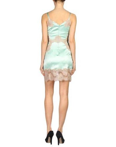 Shop Dolce & Gabbana Short Dress In Light Green