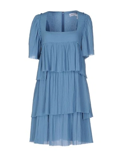 Sonia Rykiel Short Dresses In Azure