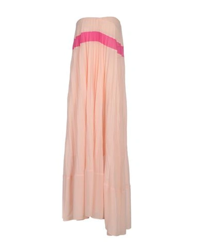 Shop Pinko Long Dress In Pink