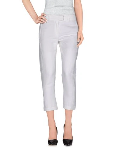 Shop Ann Demeulemeester Casual Pants In White