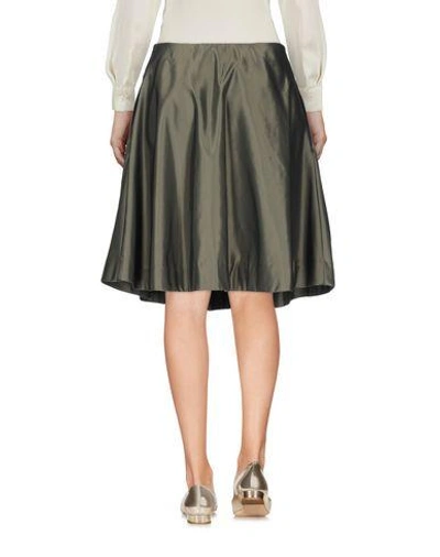 Shop Marc By Marc Jacobs Knee Length Skirt In Military Green