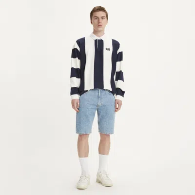 Levi's 454 Medium-blue Jean Short In Blue