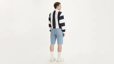 Levi's 454 Medium-blue Jean Short In Blue