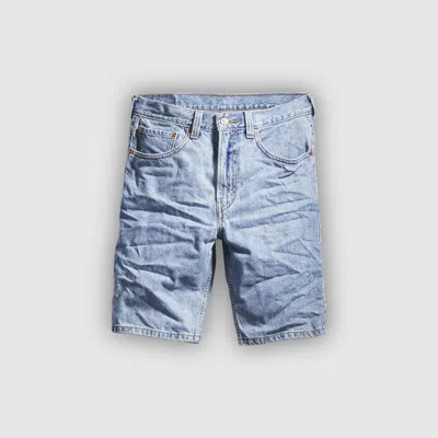 Levi's 454 Medium-blue Jean Short In Blue