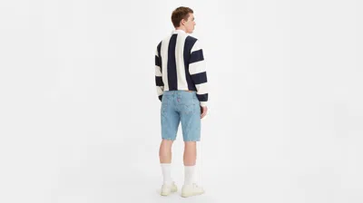 Levi's 454 Medium-blue Jean Short In Blue