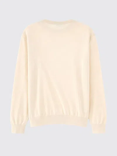 Aspesi Crew Neck Knitted Sweater In Neutral