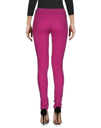 Shop Pinko Leggings In Mauve