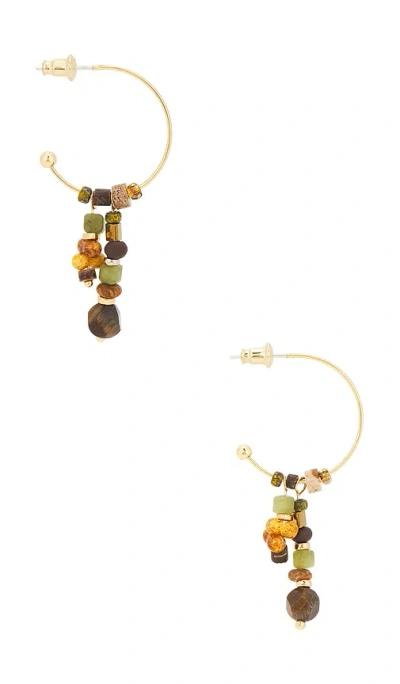 Casa Clara Daisy Drop Earrings In Multi