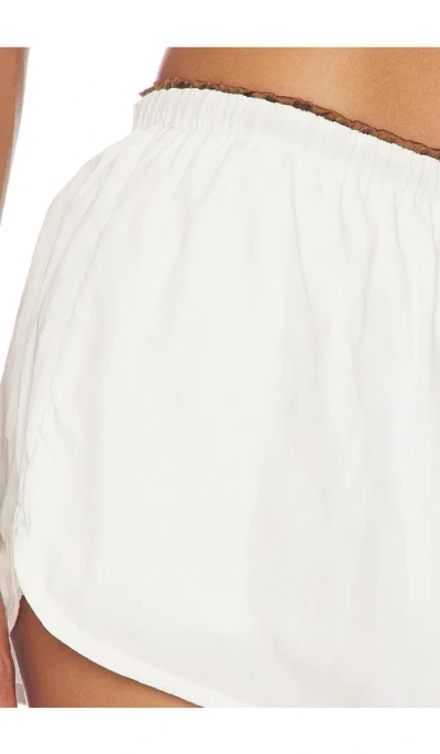 Cin Cin Teddy Skort In White