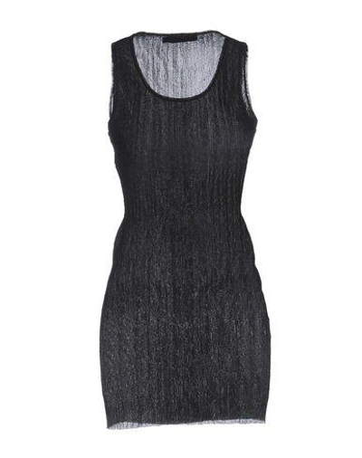 Shop Calvin Klein Collection Short Dress In Black