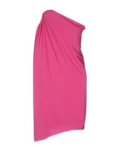 Shop Lanvin Knee-length Dresses In Fuchsia