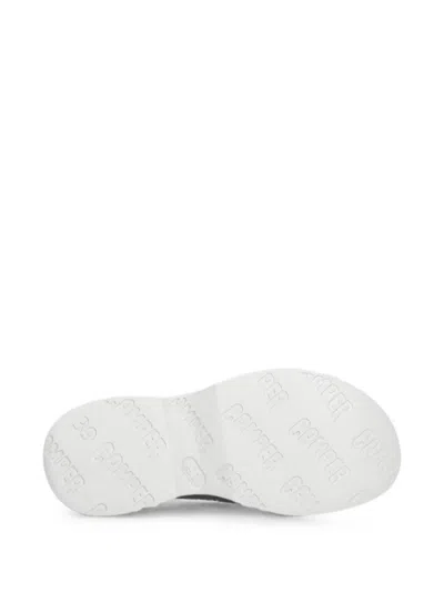 Camper Tasha Ankle Strap Platform Sandal In White