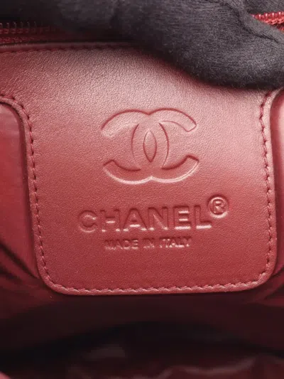 Pre-owned Chanel 2009-2010 Nylon Coco Cocoon Backpack In Black