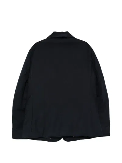 Kiton Button-fastening Flap-pockets Jacket In Black