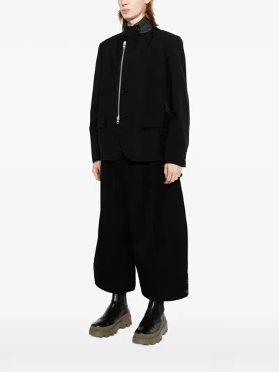 Sacai Suiting Jacket In Black