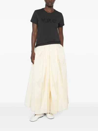 A.p.c. A. P.c. Logo-print T-shirt In Black
