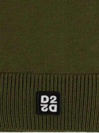Dsquared2 Logo-patch Knit Set In Green