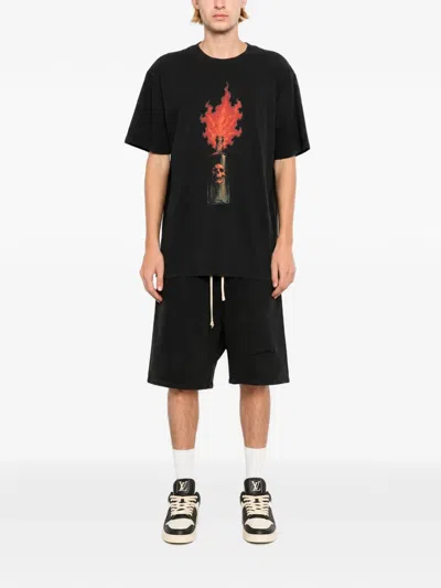 Melt Graphic-print T-shirt In Black