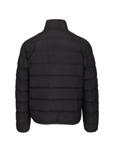 Moncler Short Down Jacket Baudinet In Black