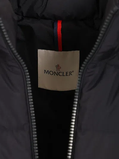 Moncler Short Down Jacket Baudinet In Black
