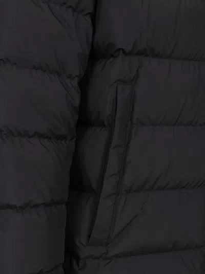 Moncler Short Down Jacket Baudinet In Black