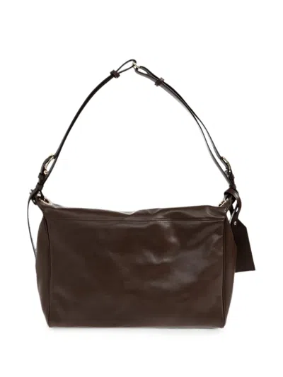 Furla Rectangular Shoulder Bag In Smooth Leather In Black