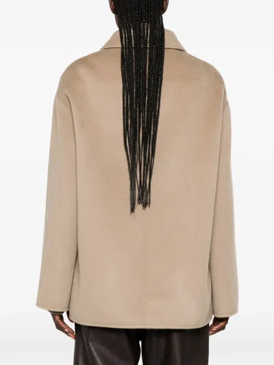 TOGGLE-FASTENING PATCH-POCKET JACKET