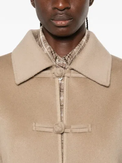 TOGGLE-FASTENING PATCH-POCKET JACKET