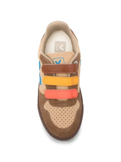 Veja Suede Touch-strap Sneakers In Multi