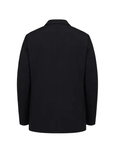 Jil Sander Single-breasted Jacket In Blue