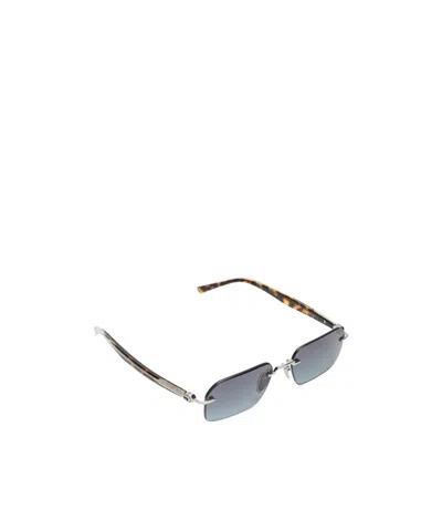 Gucci Rectangular-frame Sunglasses In Blue