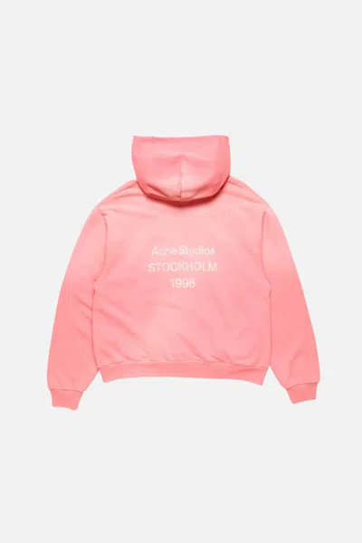 Acne Studios Long-sleeved Sweatshirt In Pink