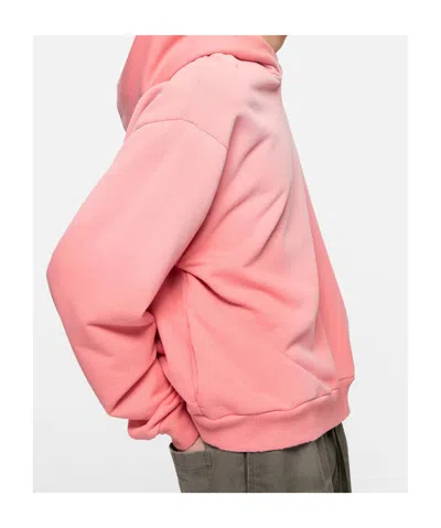 Acne Studios Long-sleeved Sweatshirt In Pink