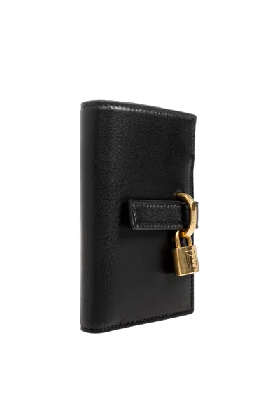 Balmain Padlock Wallet In Red