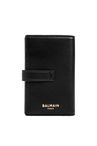 Balmain Padlock Wallet In Red