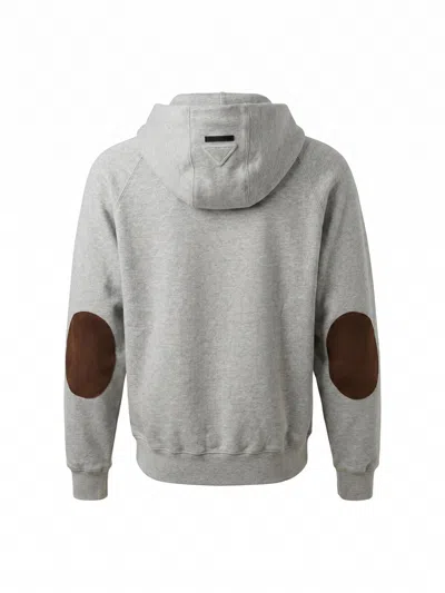 Prada Long-sleeve Sweatshirt In Gray