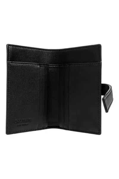 Balmain Padlock Wallet In Red